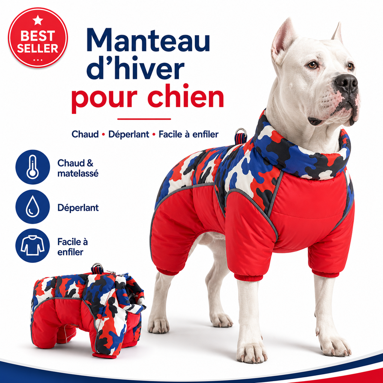 AlphaWood — Veste d’Hiver Thermique pour Chien