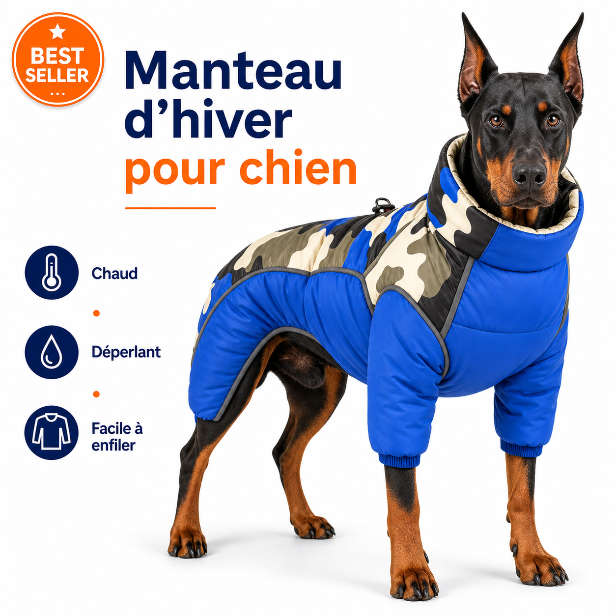 AlphaWood — Veste d’Hiver Thermique pour Chien